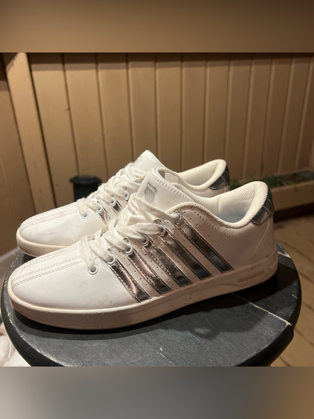 K Swiss Womens Court Pro II Tidewater Sz 8 Comfort Shoe